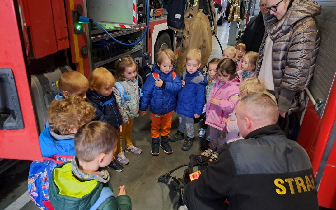 Wycieczka do Komendy Powiatowej Państwowej Straży Pożarnej w Pruszkowie